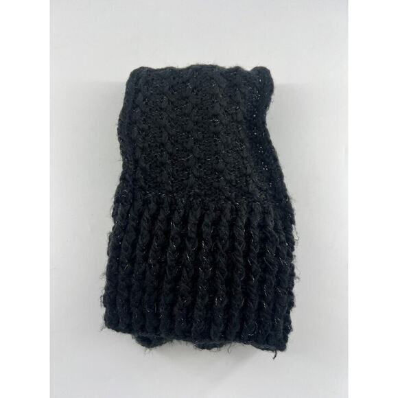 Universal Thread Winter Knit Scarf Womens Black Long Warm 110 Inches Long - Picture 1 of 4